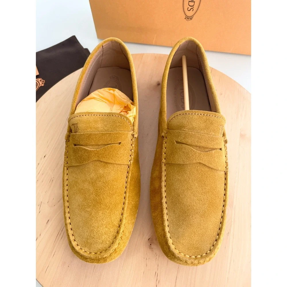 Tod's Men's Mocassino Gommini Nuovo XXM0EO00010RE0G410 Suede Loafer Shoe, UK 7